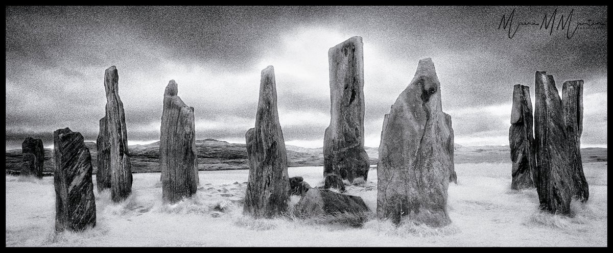 MartinMairi's tweet photo. The Calanais Stones taken on Kodak High Speed Infra-red film with my XPAN II.
Click on each image to see full size.)
https://t.co/5se1KgNd6D https://t.co/Qt3draC9YN