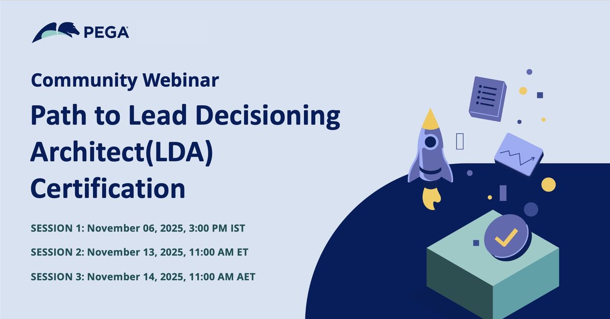 iambenmullen's tweet image. Hey, curious about leveling up your skills with Pega? 🚀

Join the Pega CDH community for a deep dive into the Lead Decisioning Architect path. Real talk, real challenges, real wins. Don’t miss out! my.sociabble.com/ex5wxbCngSaz? #PegaCommunity #LeadDecisioning #BuildForChangeChange