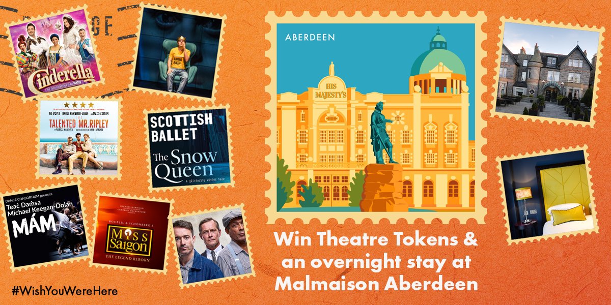 london_theatre's tweet photo. #WishYouWereHere - This Autumn, we're spotlighting theatres #BeyondLondon that are perfect for a weekend getaway. His Majesty's Theatre @APAWhatsOn welcomes international touring companies, nationally renowned artists and Scottish homegrown talent.

We're giving one lucky winner an overnight stay in Aberdeen with @malmaisonhotels plus @TheatreTokens to spend on a show of your choice.

Enter before midnight on 30 November: https://t.co/d52ZCV4gyE