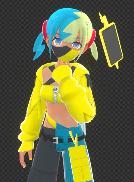 a cartoonier take on a #PokemonZA shader for #b3d 4.1 and 3.6!