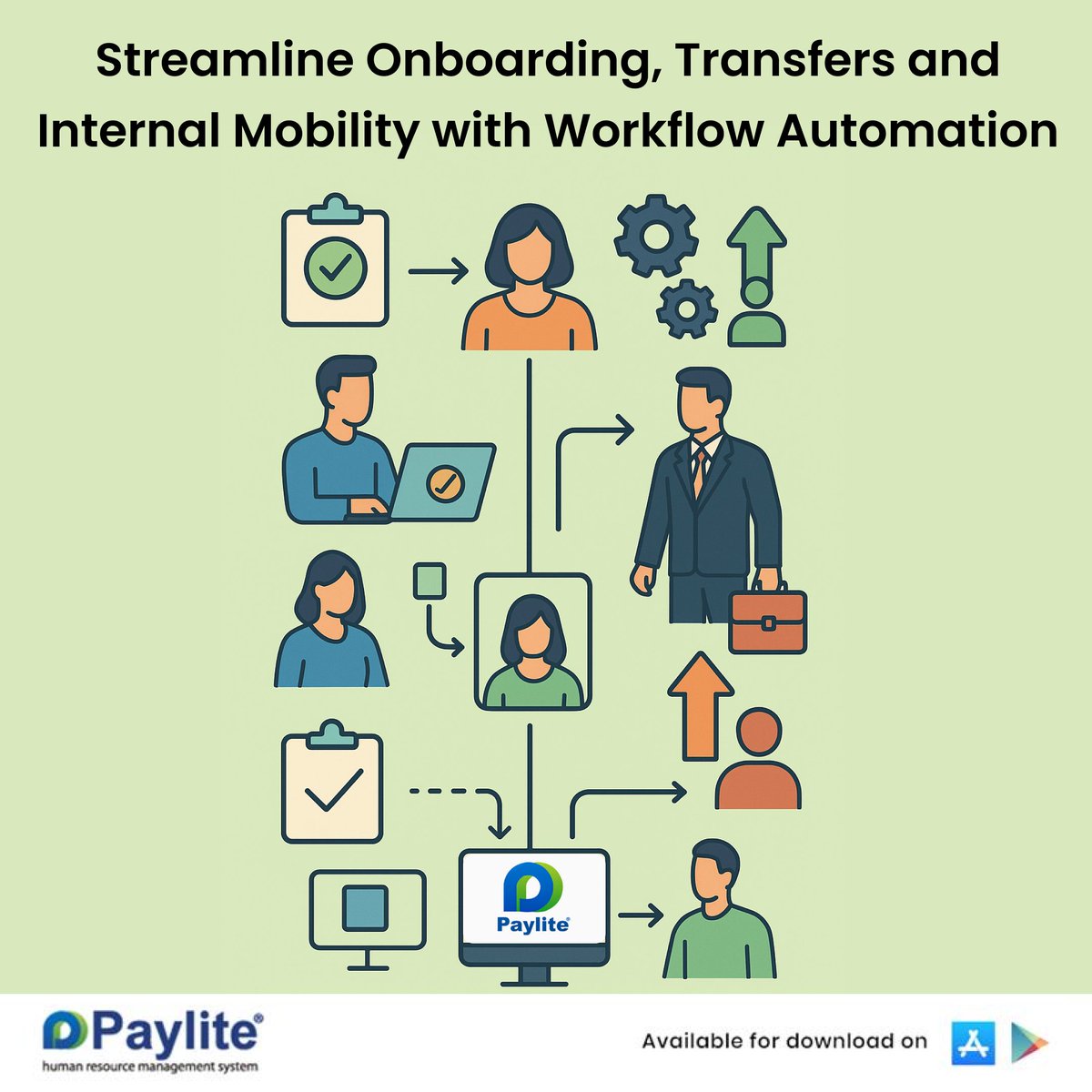 Paylite's tweet image. @Paylite&apos;s #CoreHR automates the entire lifecycle. Use condition-based workflows, #automatedapprovals, #roleassignments and auto-triggered tasks, reducing #hroverhead, eliminating manual hand-offs and ensuring consistency across operations.
paylitehr.com/request-demo.h…
#CoreHR #HRTech