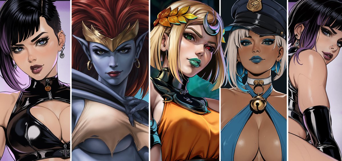 October artworks - you know where to find them (including alts and stuff) 🙃