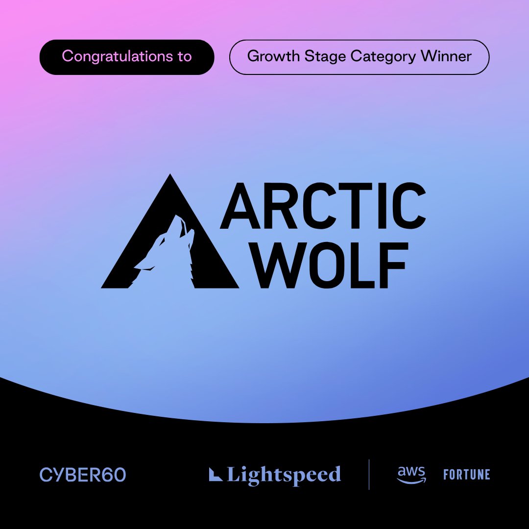 AWNetworks's tweet image. We&apos;re honored to be named to the Cyber 60 List presented by @lightspeedvp, @FortuneMagazine, and @awscloud for a third year in a row!  

See the full list: fortune.com/ranking/cyber/ 

Read the press release: arcticwolf.com/resources/pres…