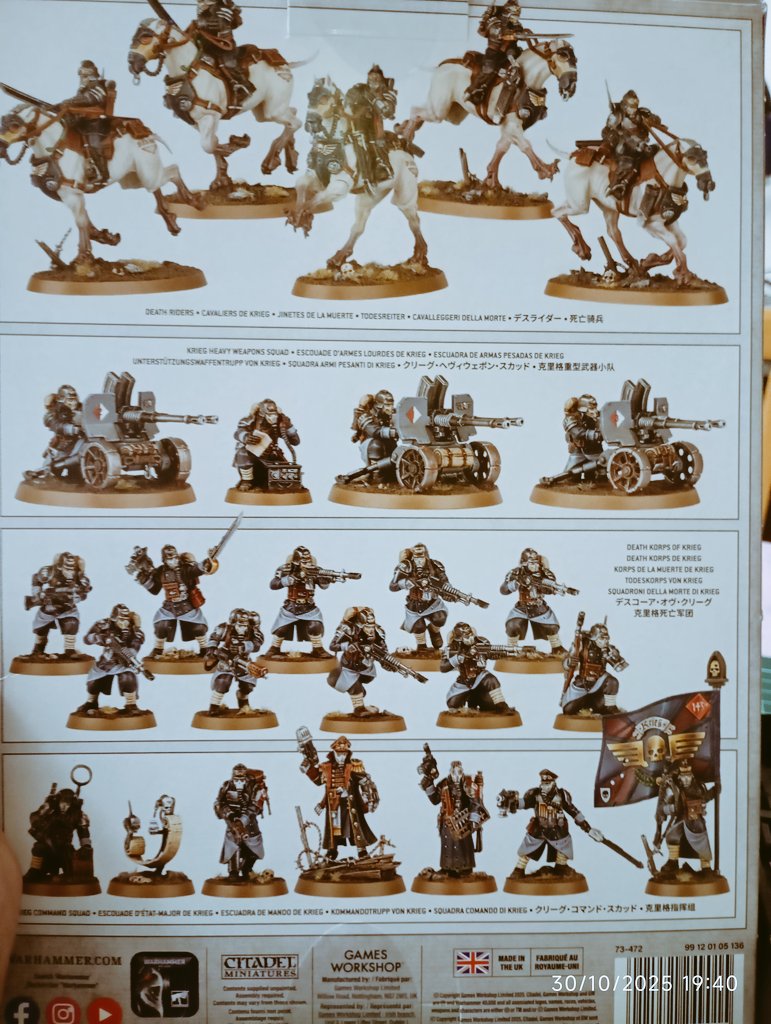 Pues nada. Me inicio en el mundo de Warhammer 40.000