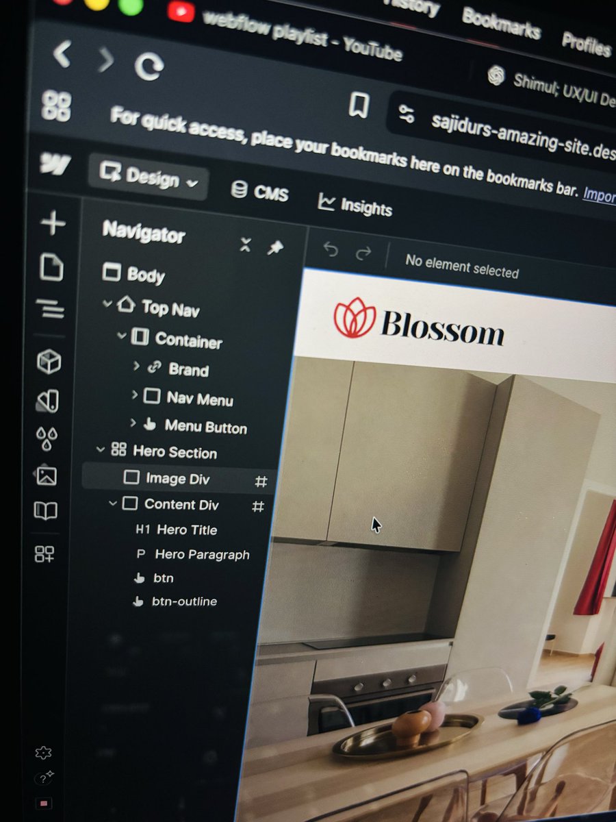 incognitoshimul's tweet image. I’ve been focusing on keeping my class names clean and consistent in Webflow.
It makes such a big difference when you start customizing with CSS

#Webflow #NoCodeDev #UIDesign #WebDesign