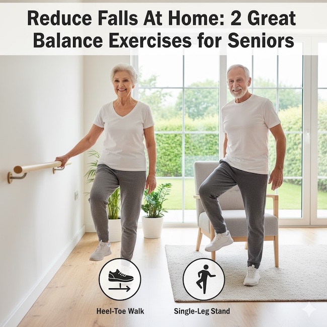 DailyCaring's tweet image. How to Reduce Falls at Home and Improve Balance! 
#balance #exerciseathome #aging 

dailycaring.com/reduce-falls-w…