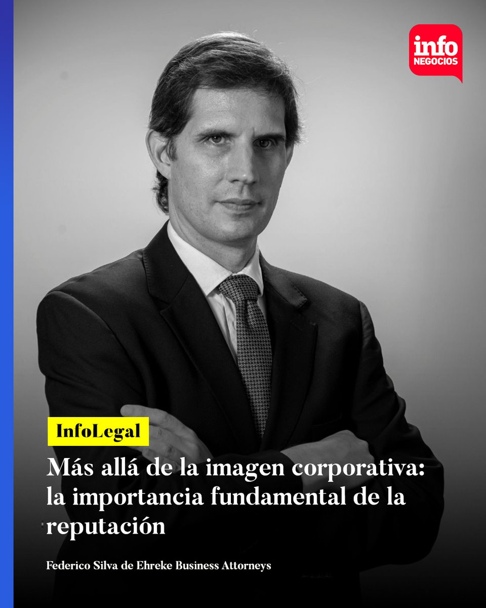 🔏 #infoLegal |

🔍 Más que una buena imagen, la reputación es el verdadero activo estratégico de una empresa: confianza, ética y resiliencia en la era digital. 💼✨ 

infonegocios.com.py/infolegal/mas-…