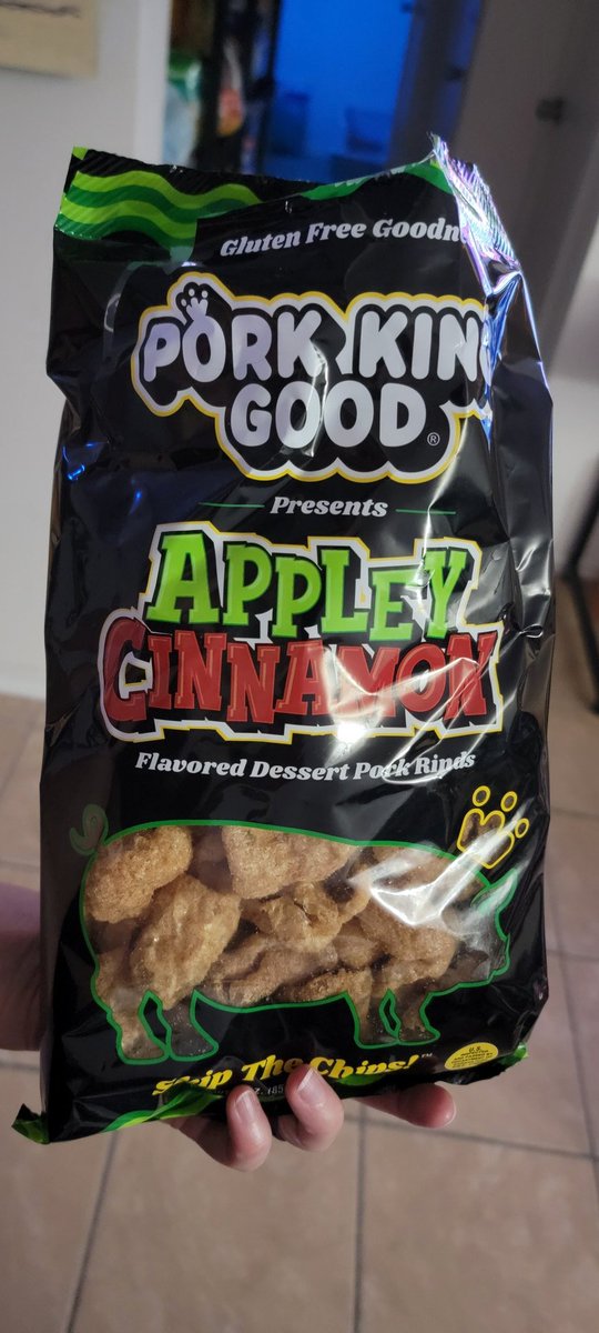 CarntisticHeal's tweet image. These are so good!

They have a small amount of sugar though so probably not a great idea for every day(6 carbs for a full bag)

They remind me of apple jacks

Not a full blown cheat, but maybe limit it to once or twice a week.

#Carnivore #cheatdays #keto #lowcarb