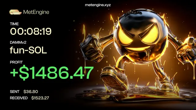 met_engine's tweet image. our web terminal beta users made good fees from the recent token launch of @dmdotfun token