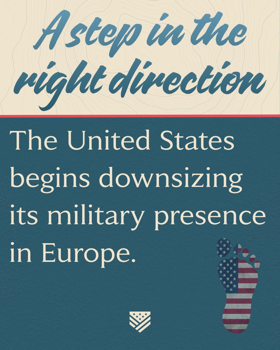 America has taken a step in the right direction by reducing the number of troops in Europe. 

Our military is now prioritizing American interests and counting on allies to lead on their own interests.

READ MORE: politi.co/4qwtl5P