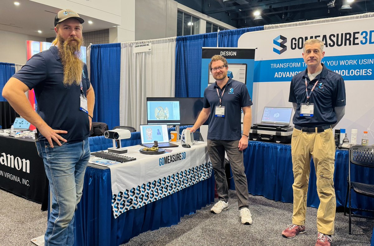 It's Day 2 of the Southeast <a href="/Design2Part/">Design-2-Part Shows</a>
Show at the Raleigh Convention Center. There's still time to stop by our Booth 403. Our team will be there to provide you with a 3D scanner demo and show you how 3D scanning can transform the way you work!
