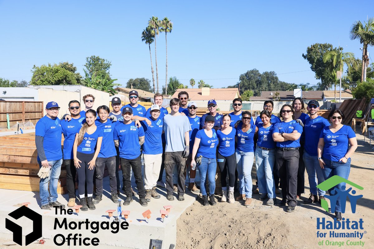 TMOsoftware's tweet image. The Mortgage Office team recently spent the day rolling up our sleeves with Habitat for Humanity to help build a new home for a deserving family. From swinging hammers and sharing laughs, it was an incredible day of teamwork, service, and connection.