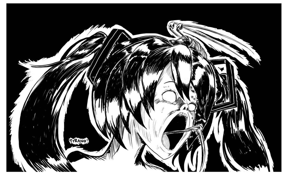 I haven't posted this here yet, but I hope everyone has a WONDERFUL spooky day! This year's spooky Miku drawn live on stream by myself! Inspired by the music video for Bacterial Contamination 🎃
#junjitio #Miku #art #spookymonth