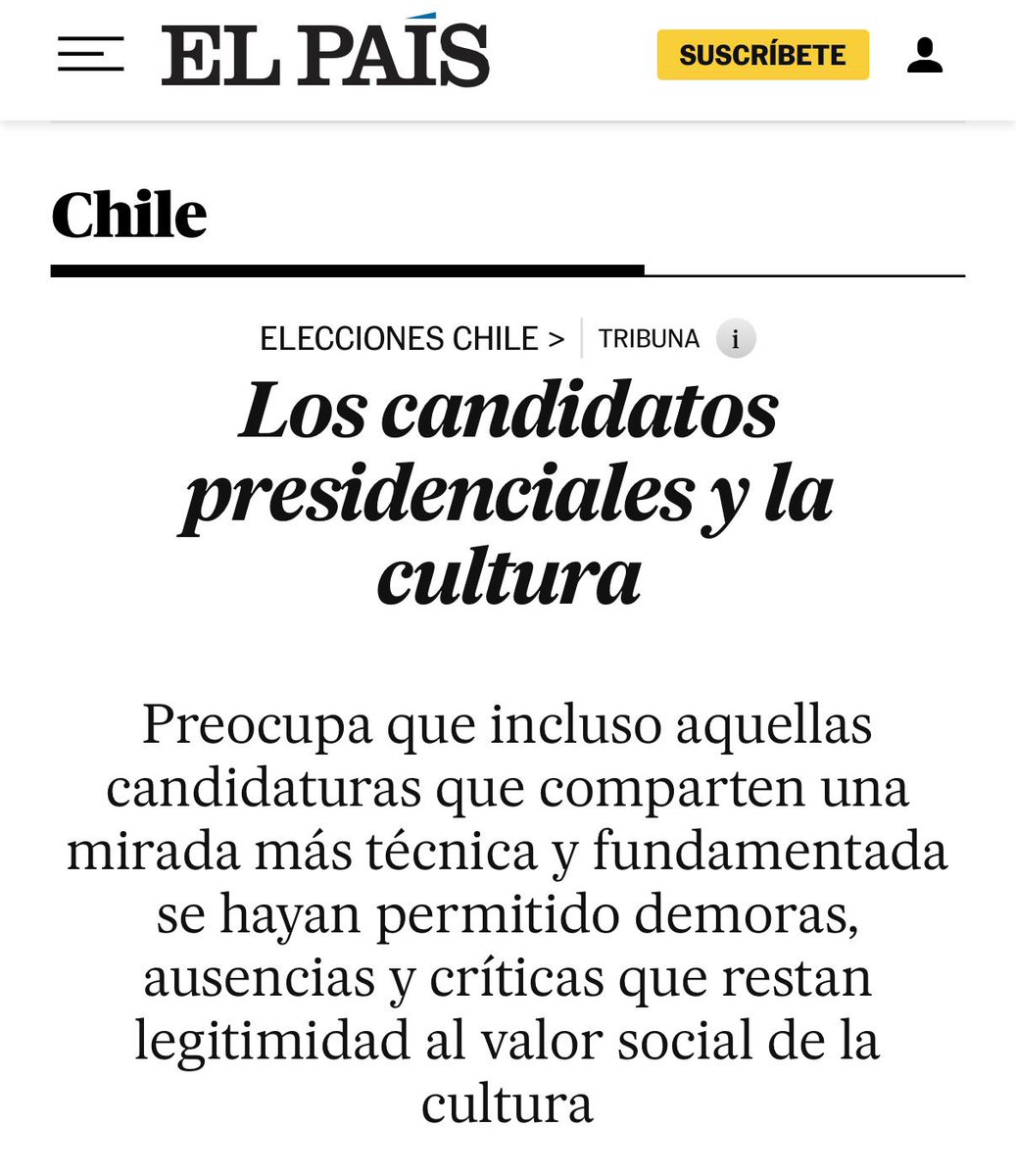 opc_chile's tweet image. Nuestra directora, @Bnegronmar  Negrón, escribe para @elpais_chile sobre la ausencia de la cultura en el debate durante estas presidenciales.

Lee la columna completa aquí: elpais.com/chile/2025-10-…