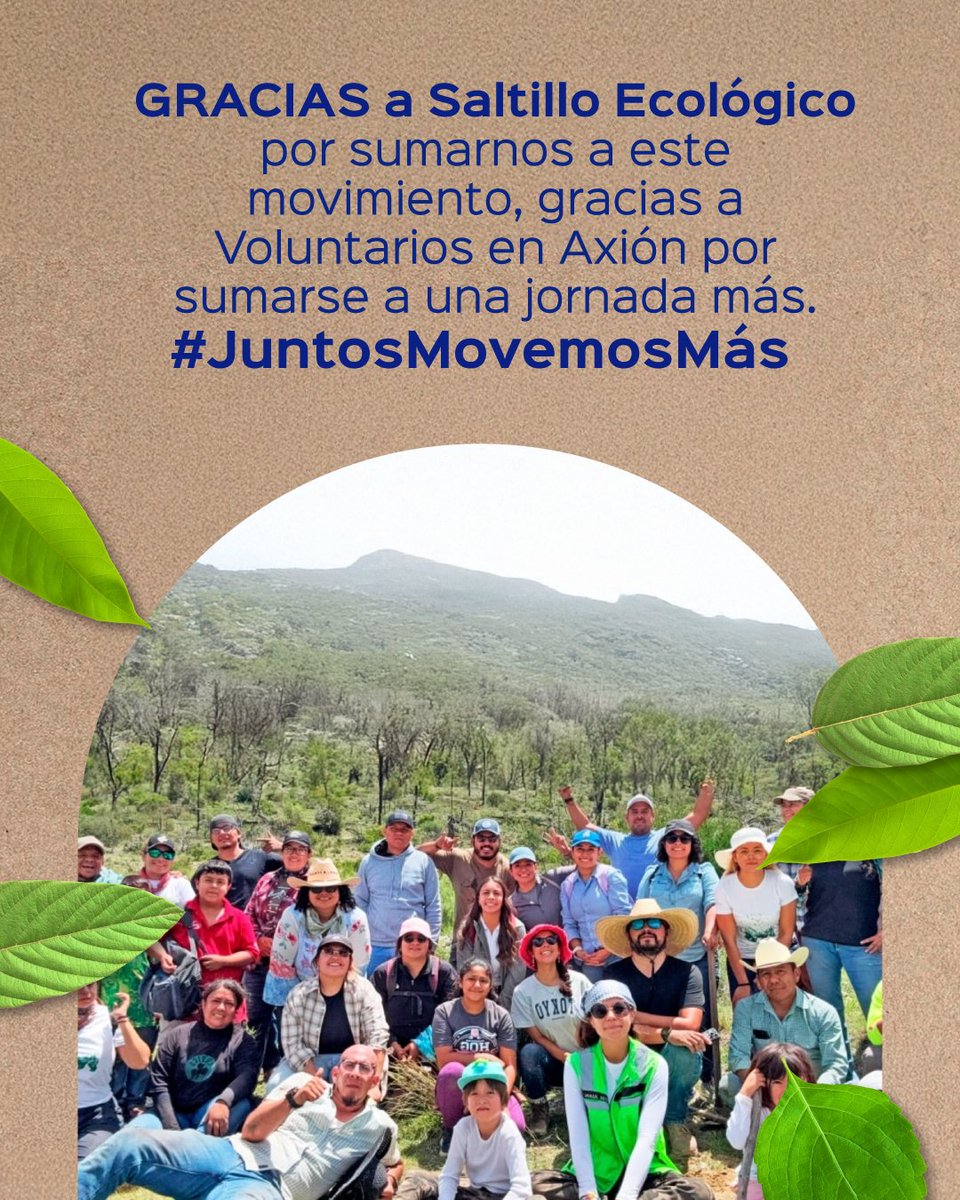 No fueron 100, ni 1,000, ni 5,000...

Fueron 10,226 árboles plantados en Saltillo durante otra jornada de #VoluntariosEnAxión en equipo con Saltillo Ecológico.

#JuntosMovemosMás con acciones que regresan al planeta su energía.

Conoce todos los detalles de esta increíble