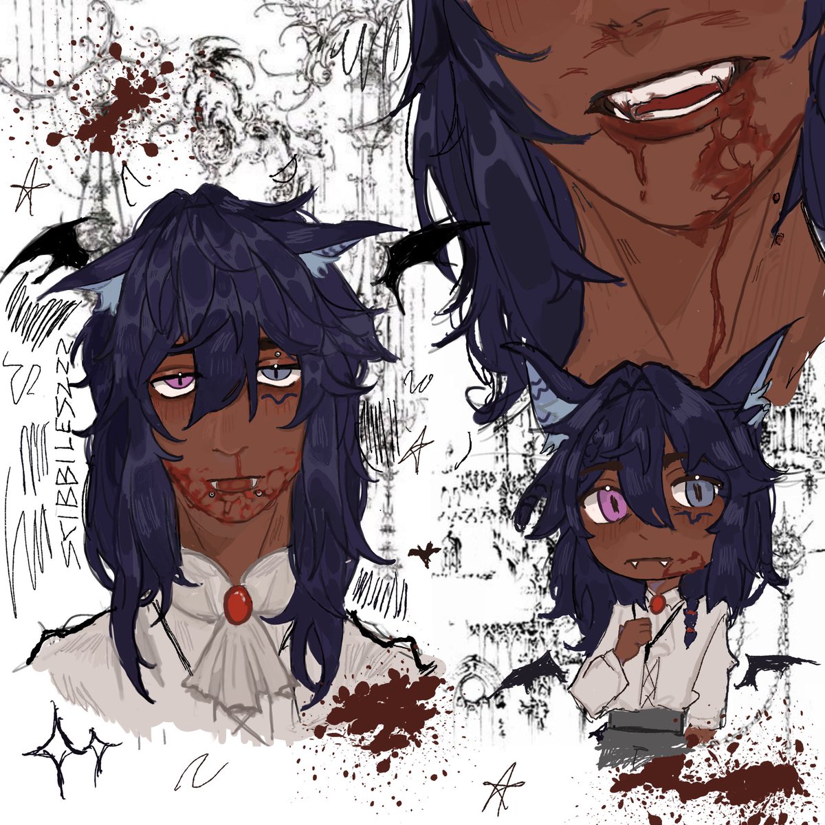 scribbleszzz's tweet photo. Better late then never right anyway happy birthday Halloween!!

#Ororon #ororontwt #Halloween #Genshinlmpact #genshin https://t.co/wxfxpTIfEQ