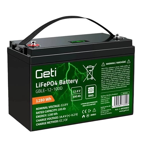 Una batería de litio LiFePO4 de 12V y 100A de capacidad, mas pequeña, mas ligera y con mayor vida útil que la equivalente en AGM o Gel.

cetronic.es/sqlcommerce/di…