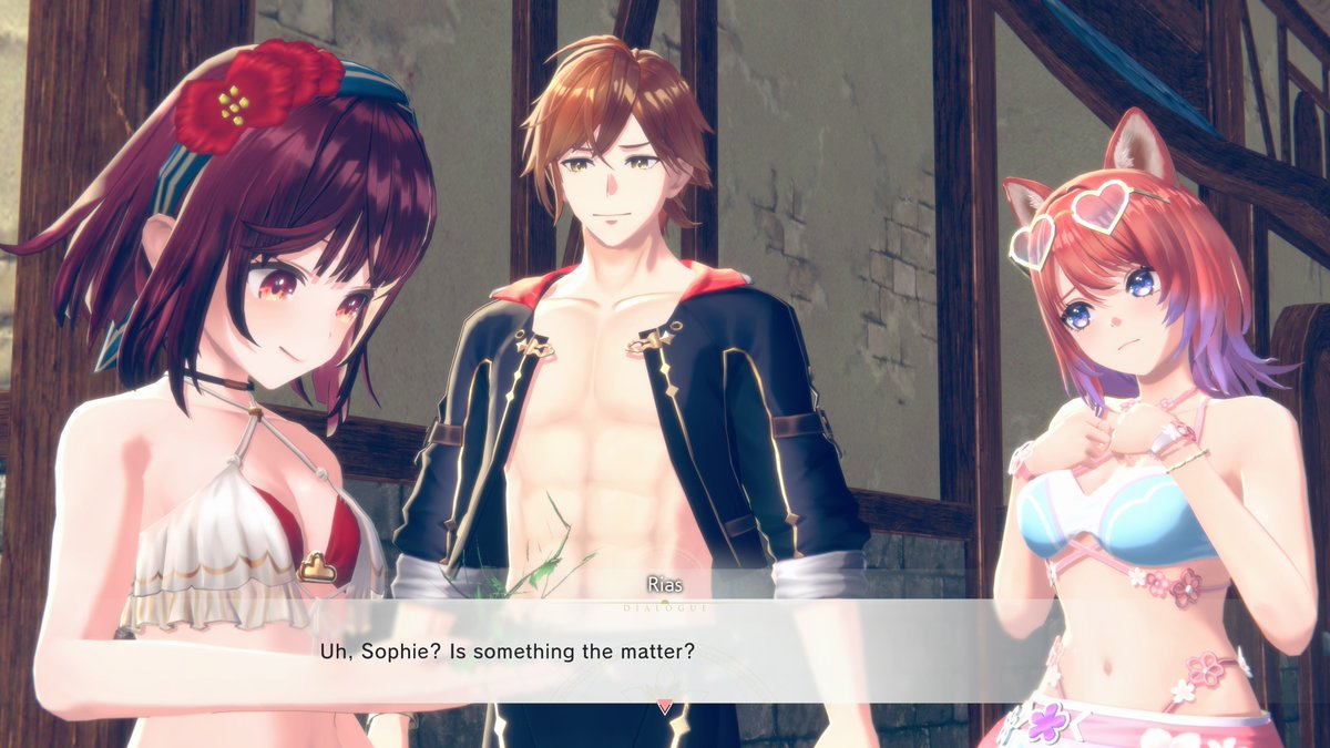 KoeiTecmoUS's tweet image. Paid DLC for #AtelierResRW is now available!

Unlock six unique swimsuit costume designs for Rias, Slade, Raze, Wilbell, Totori, and Sophie.

- "Bright Treasure" Swimsuit Costume for Rias
- "Ocean Hero" Swimsuit Costume for Slade
- "Street Aestus" Swimsuit Costume for Raze
-…