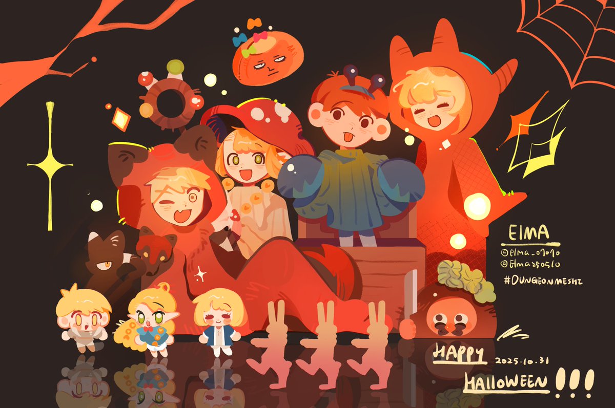 Elma250510's tweet image. Happy Halloween ！🎃
#dungeonmeshi #ダンジョン飯