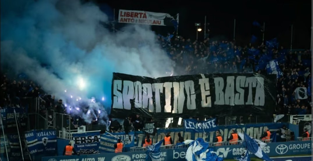 MathieuC2b's tweet image. Peu importent le projet, le recrutement, la tactique, il faut mettre le Sporting au dessus de tout et se sauver cette saison. On le fera en faisant du Bastia sur le terrain et en dehors. Maintenant, il faut l'union sacrée. 

U SPORTING PRIMA DI TUTTU ! FORZA BASTIA !