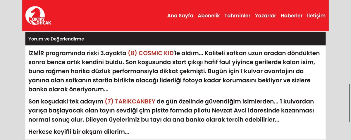 Kazanmanın adresi; <a href="/oktayohcakcomtr/">oktayohcak.com.tr</a> 🙋🏻‍♂️

✅ 🧿