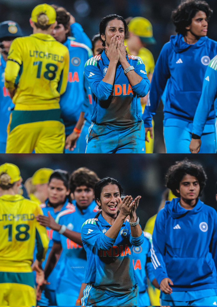 virendersehwag's tweet image. Australia soch rahi thi ek aur semi-final hai, aaram se jeeto aur pahuncho Final- hamari ladkiyon ne socha yeh to mauka hai asli dhamaka karne ka! Saare criticism ko dho daala. Kya khel dikhaya. Proud of our women in blue.