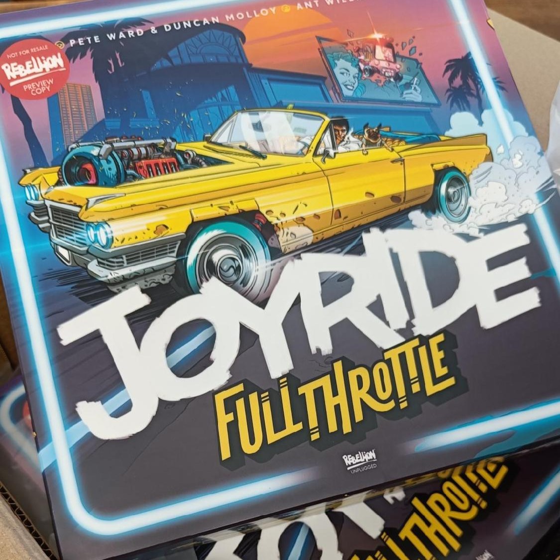 Reb_Unplugged's tweet image. The campaign is well underway and we squeezed some 2v2 with our Joyride: Full Throttle prototype 🚗💨 

I drove the Food Truck and Team Maulers stole victory on the beach with a wrench and volleybomb flung directly through a portal 🔧💥😅 

Get your copy➡️ reb.to/fullthrottlefo…