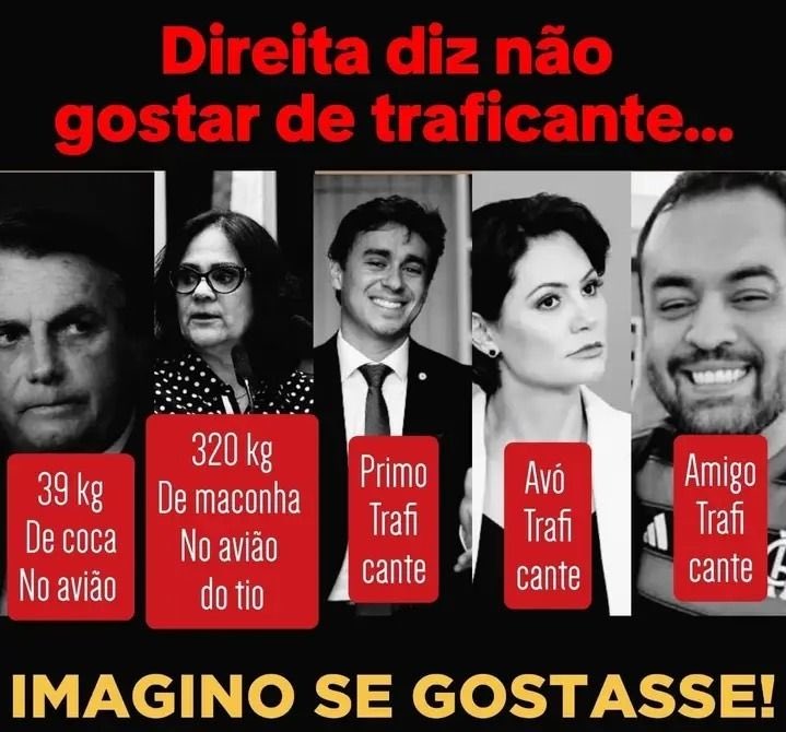 Acuse a esquerda do que a direita é