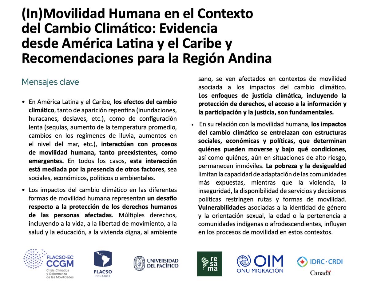 Cátedra de Migraciones - Universidad del Pacifico tweet media