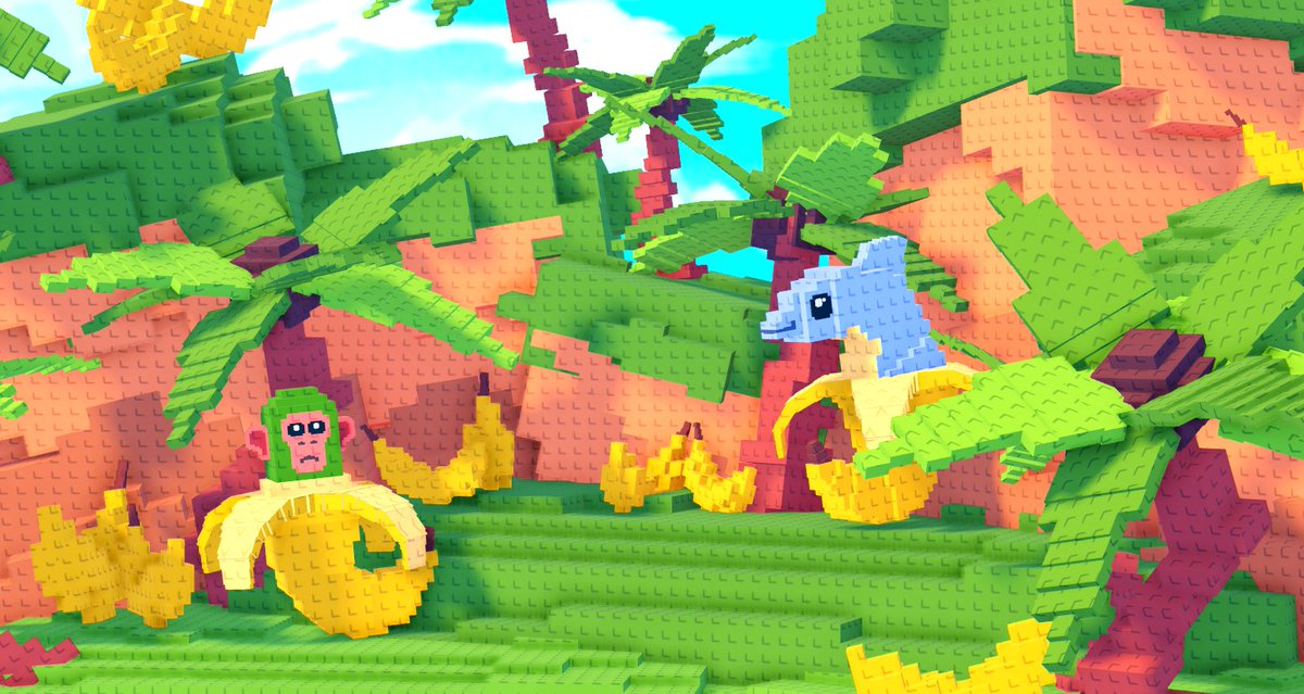 basicdev_rblx's tweet image. 🍌Banana Brainrots - &quot;Chimpanzini bananini &amp;amp; Bananita Dolphinita&quot;

Only 2 Scenes left before the full pack drops!! Can&apos;t wait to show it! 👀

Like 💖 and Repost ♻️ if you enjoy my work! This helps me so much! 🚀

#Roblox #RobloxDev #RobloxArt