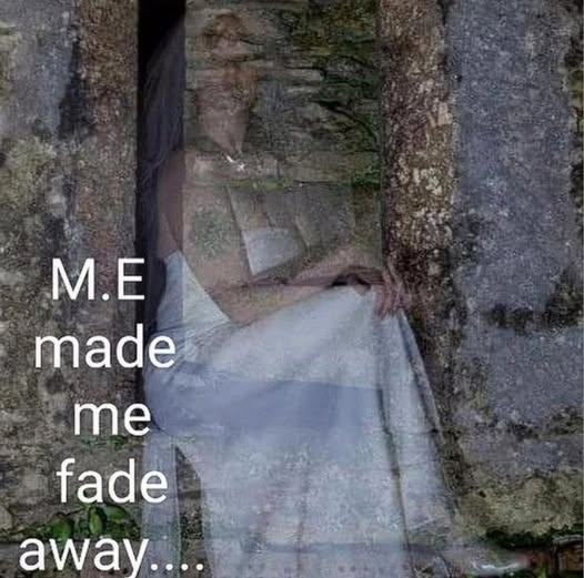 TomKindlon's tweet image. &quot;M.E made me fade away......&quot;

Image credit: IG @SamScantlebury

#MyalgicEncephalomyelitis #PwME