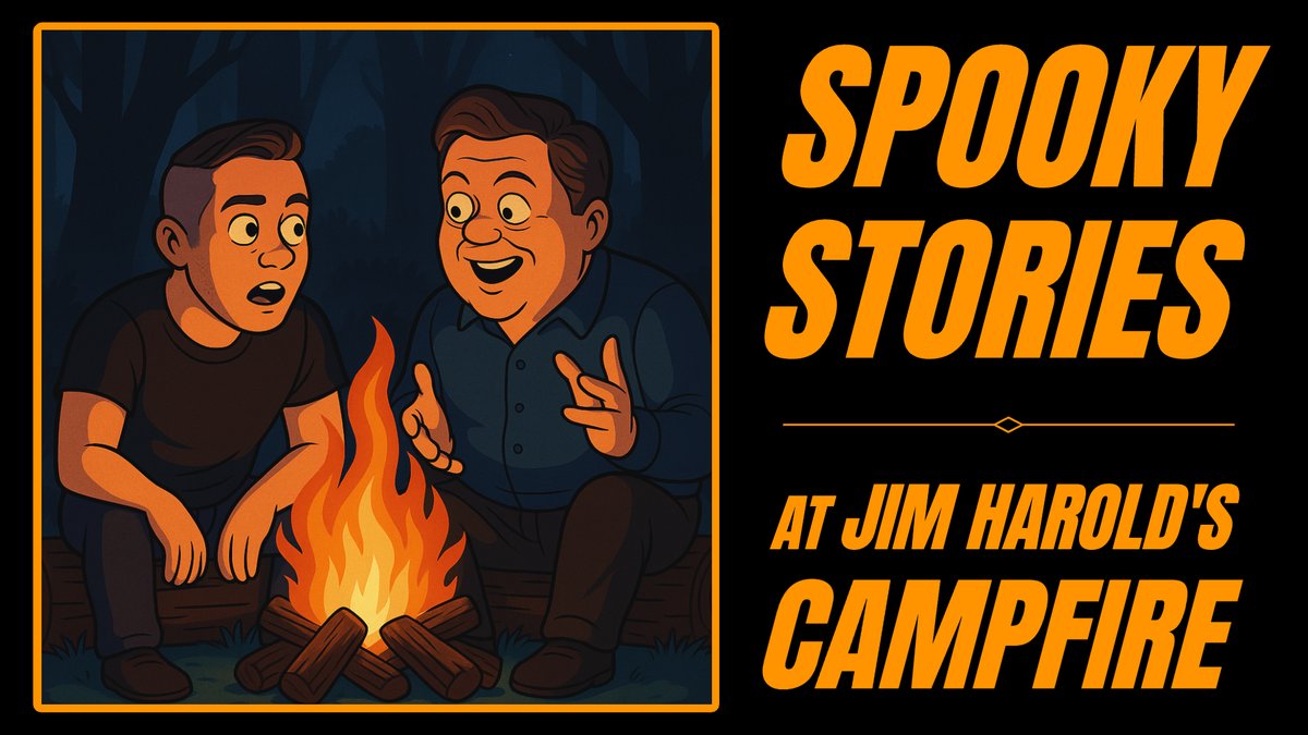 🎃 Premiere Tonight at 5PM ET / 9PM UK 🎃

In this Halloween Special: It's a Somewhere in the Skies and Jim Harold's Campfire Crossover!

Watch: youtube.com/watch?v=emN8MP…

Pull up a log by the virtual campfire as Ryan and paranormal legend Jim Harold swap true ghost stories, Nova