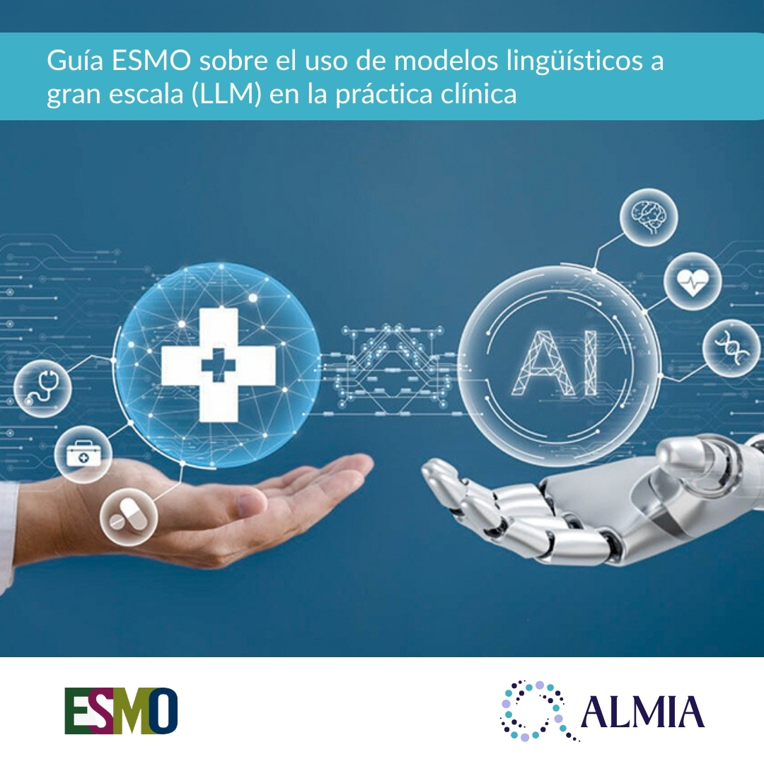 🏛️ #ESMO25 |  Guía sobre el uso de modelos lingüísticos a gran escala en la práctica clínica
👉Se ha presentado en <a href="/myESMO/">ESMO - Eur. Oncology</a> la primera guía de recomendaciones para incorporar los modelos lingüísticos de la IA a la oncología 
cancermetastasico.es/guia-esmo-mode…