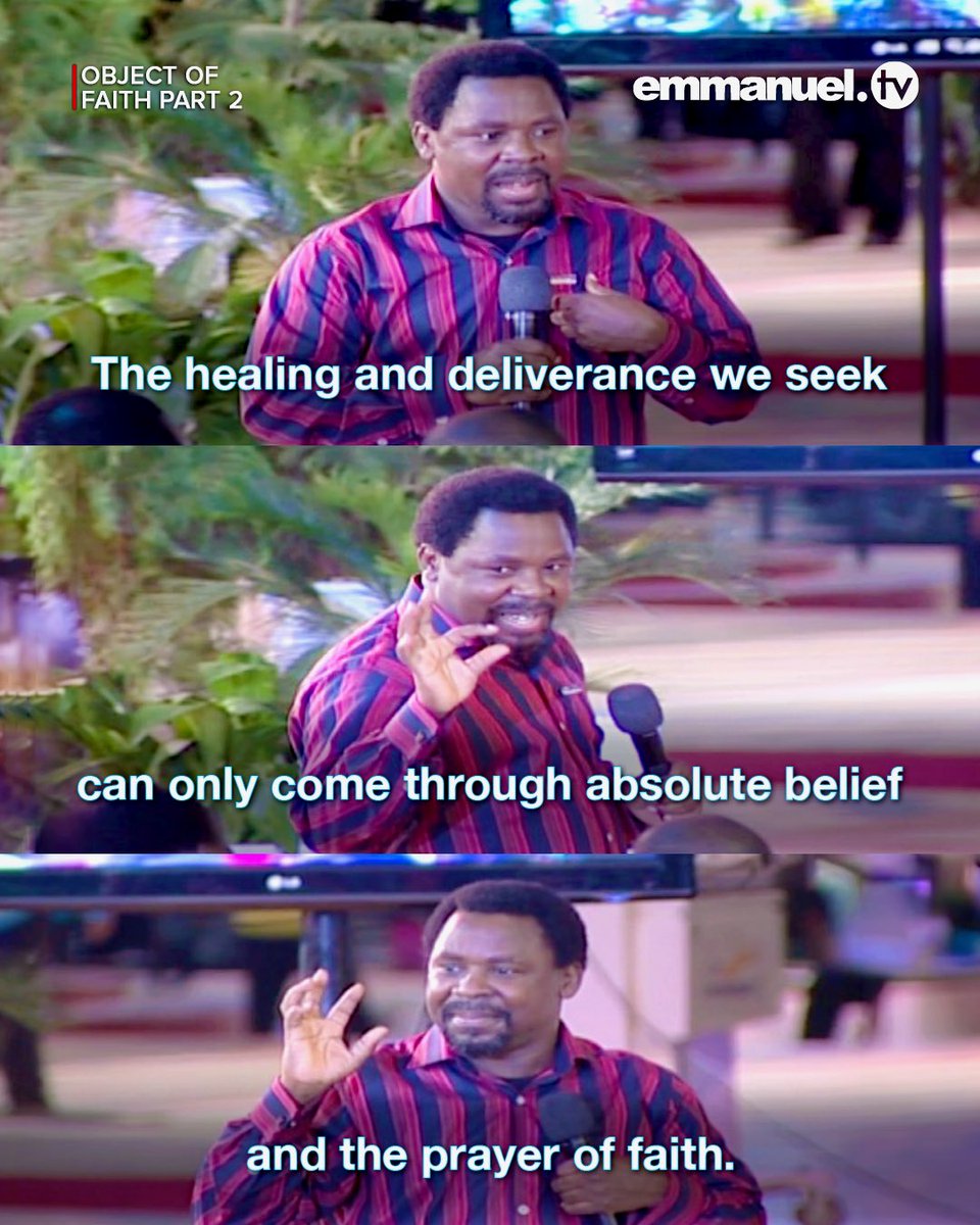 1- True faith goes beyond mere words; it springs from a heart fully persuaded that God is able and willing to heal, save, and deliver.