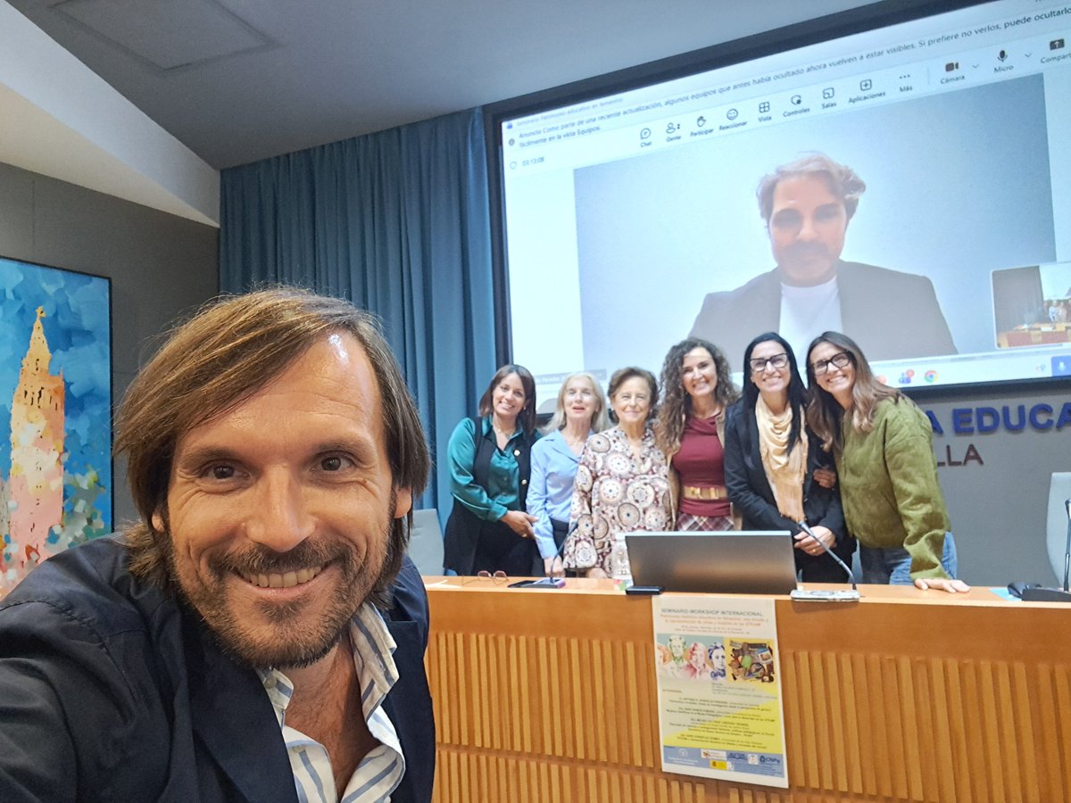 Seminario Workshop Internacional Patrimonio Histórico Educativo en Femenino: una mirada a la representación de niñas y mujeres en las STEAM. Universidad de Sevilla. Agradecido a quienes con sus ponencias dieron sentido, cordura e interés a este encuentro en perspectiva de género