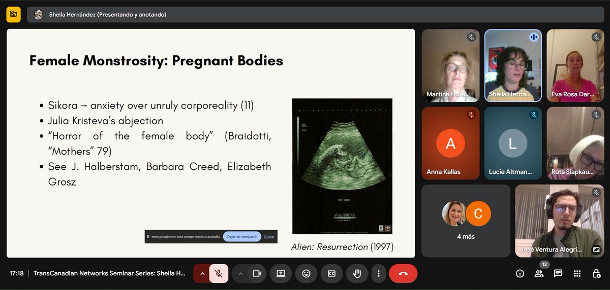 NTranscanadian's tweet image. We would like to thank Sheila Hernández for her wonderful seminar: “Monstrous Girls and (Un)Happy Gender Expectations in Hiromi Goto.” Thank you also to all who participated in the engaging discussion that followed. More to come on our next #TransCanadianNetworksOnlineSeminars