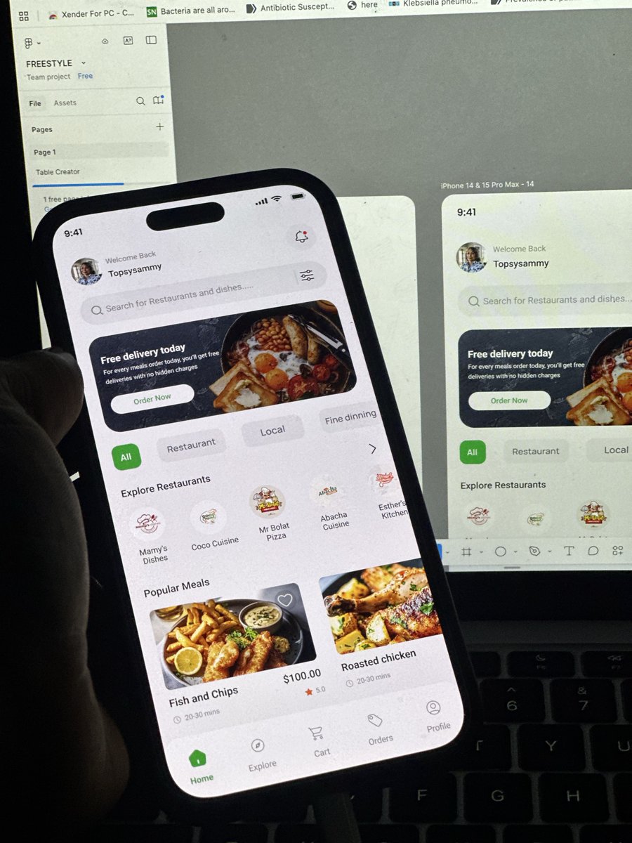 Topsysammy's tweet image. UI so clean you might just order twice. 😂😮‍💨