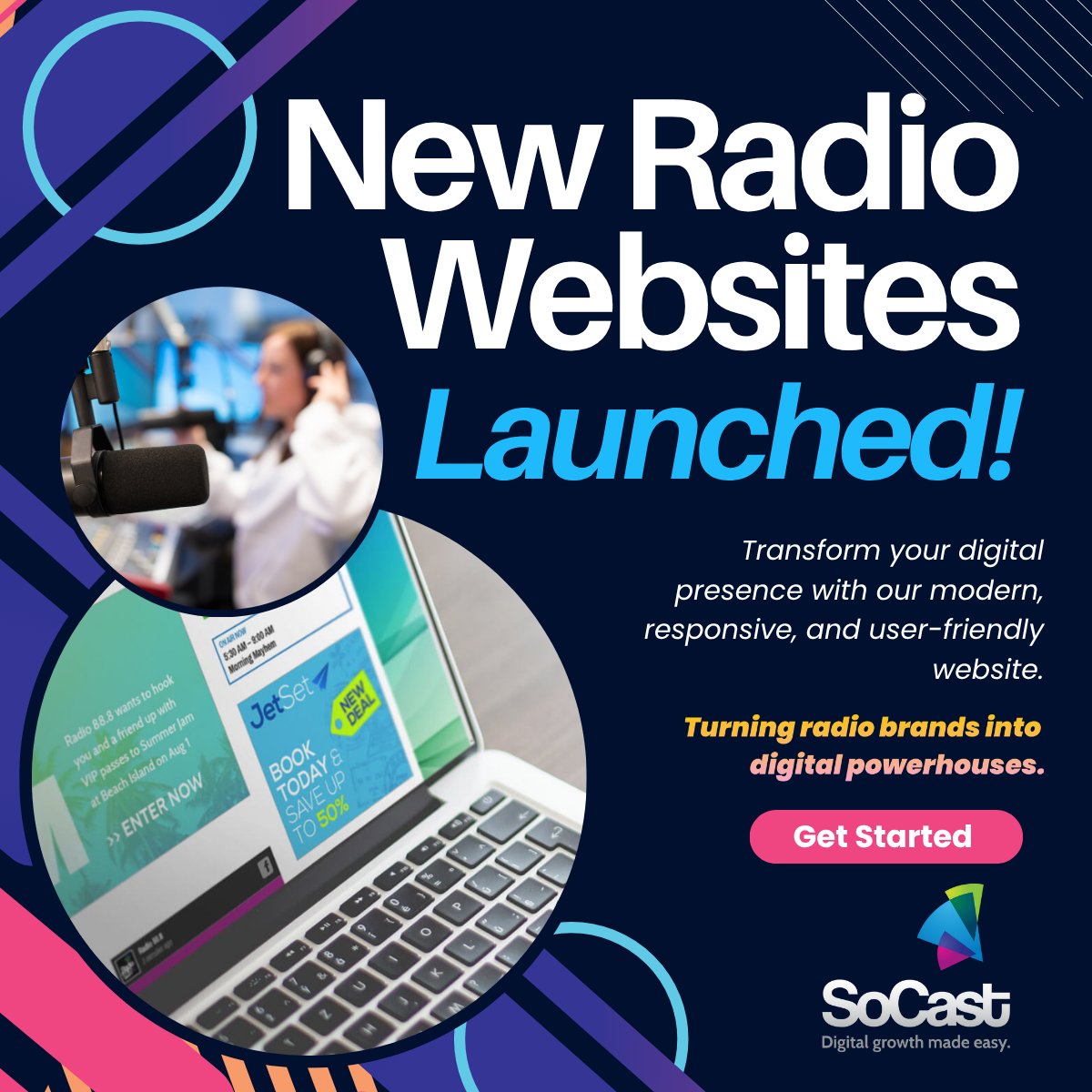 🎉 Congrats to Byrne Media on launching six new radio station websites! Fast, engaging, and built for growth.

Check them out:
maverick1023.com | earl983.com | magic979wtrg.com | roanokenewstalk.com | 995jamz.com | 1077lakefm.com