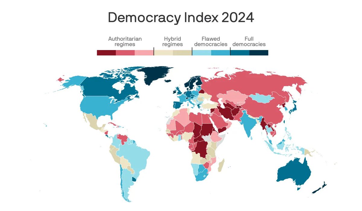 CeliaLp96929126's tweet image. Su palabra, contra la del #DemocracyIndex .
@grok: ¿ Cómo califica el Democracy Index a México ? Con datos actualizados.