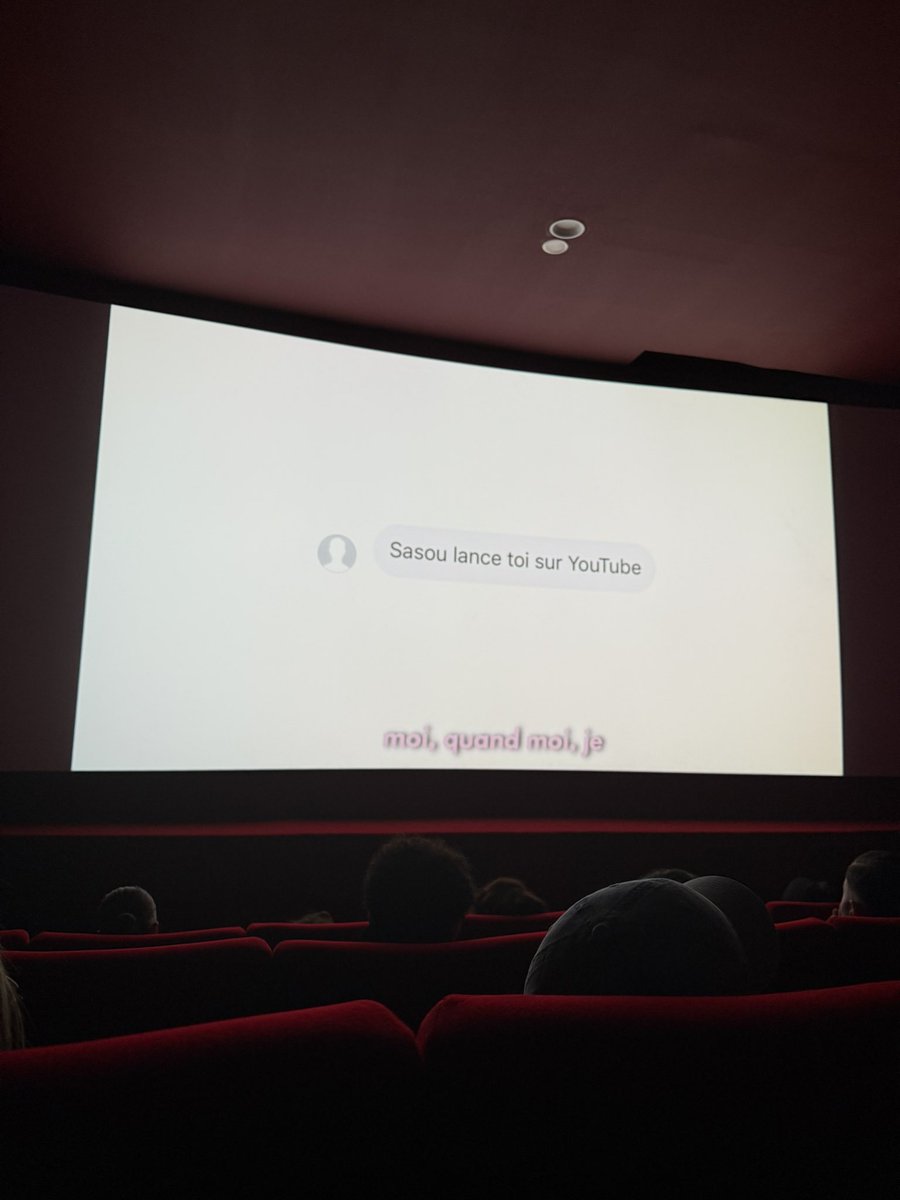 sasouumk's tweet image. L’AVANT PREMIÈRE DE MA PREMIÈRE VIDÉO YOUTUBE AU GRAND REX🥹