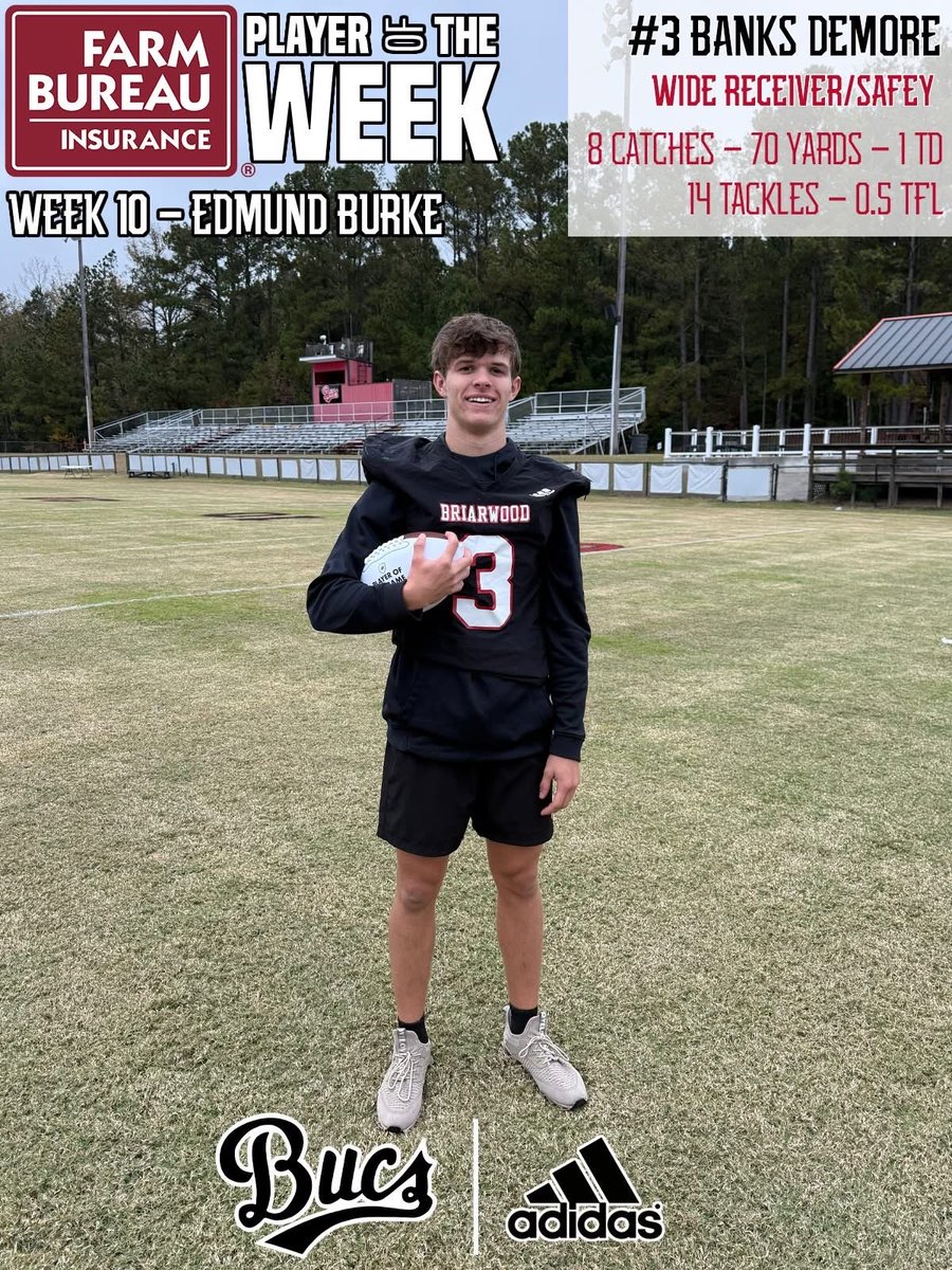 Another great week for Banks and his teammates!!!! God is good!!! <a href="/b_demore3/">Banks Demore</a> <a href="/MattGraz91/">Coach Matthew Graziano</a> <a href="/PSGC2024/">🍑Peach State Gridiron Classic All-American Game🍑</a> <a href="/OreyFerrell/">Orey Ferrell</a> <a href="/RecruitGeorgia/">Recruit Georgia</a> <a href="/FCRecruits/">First Choice Recruiting</a> <a href="/CutlerFlem31233/">Cutler Fleming</a>