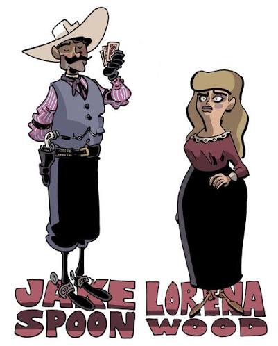 ClockworkAIex's tweet image. Estoy enfrascado en la lectura de la magnífica Lonesome Dove  y me acabo de encontrar conque hace unos años Chris Schweizer se dedicó a dibujar a los principales personajes de la epopeya de Larry McMurtry 🖤