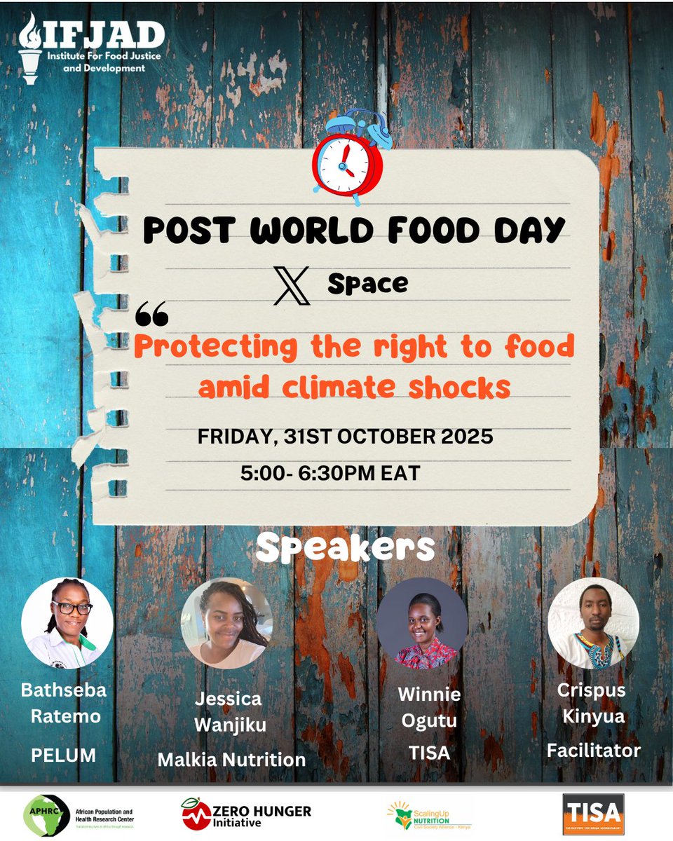 Institute for Food Justice and Development tweet media
