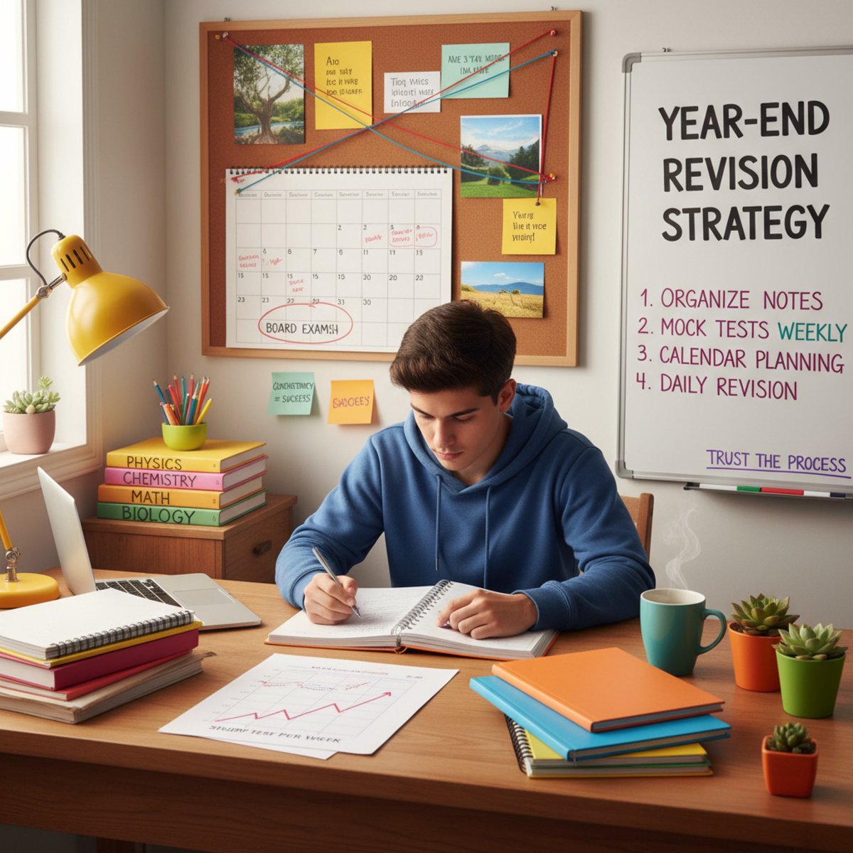 tsceducations's tweet image. Year-End Revision Strategy for Board Exams
📘 The year’s end means revision time! Stay smart with organized notes, mock tests, and consistency. Let’s finish strong! 💪
#BoardExams #RevisionTips #StudyPlan #ExamStrategy #StudentSuccess