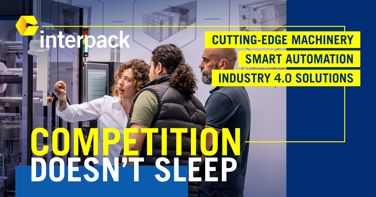 The world's #1 packaging trade show returns! 🔧
interpack 2026 | May 7-13 | Düsseldorf, Germany
2,800+ exhibitors | 140K+ pros | Cutting-edge machinery &amp; automation
Where equipment buyers find tomorrow's solutions today. Visit interpack.com/success_2
#interpack2026 #PackagingTech