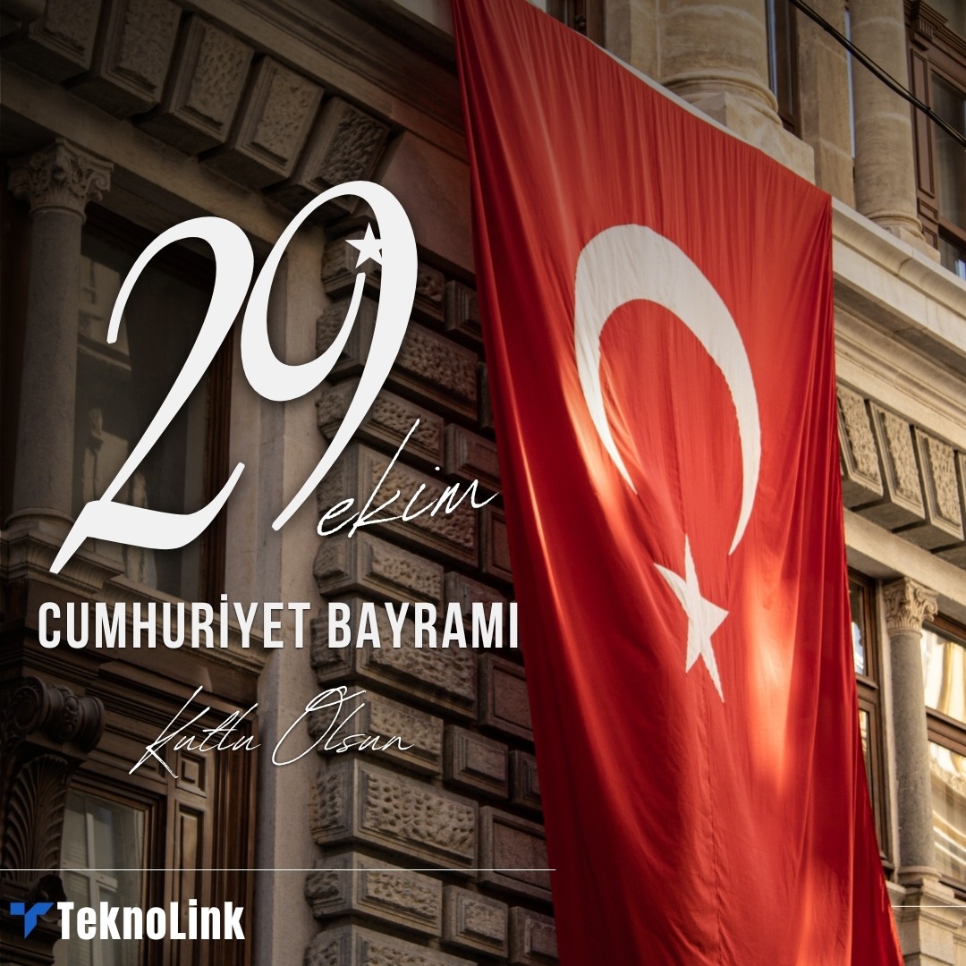 Teknolinktr's tweet image. Cumhuriyetimizin 102. Yılı Kutlu Olsun!
Bugün, bağımsızlığımızı ve geleceğimizi şekillendiren en büyük mirasımızı kutluyoruz.
TeknoLink ailesi olarak, Cumhuriyetimizin değerlerini gururla yaşatıyor; teknolojiyle geleceğe umutla bakıyoruz.

#TeknoLink #29Ekim #CumhuriyetBayramı