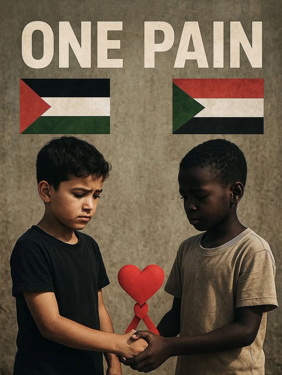 NasirBadani's tweet photo. Sudan and Palestine 💔 https://t.co/iL0pJXVEMo