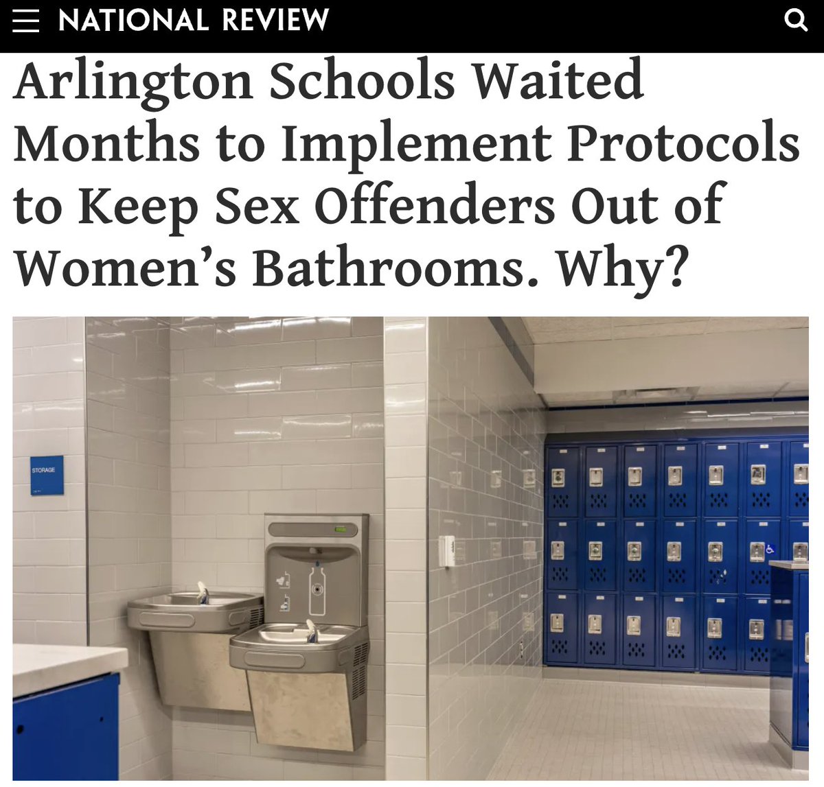 “Arlington Public Schools has shown that child safeguarding is not a priority.” <a href="/esanzi/">Erika Sanzi</a> is right. 

APS knew it had a sex offender accessing student facilities and waited months to address this issue. 

Caving to ideology at the expense of students’ safety is beyond reckless.