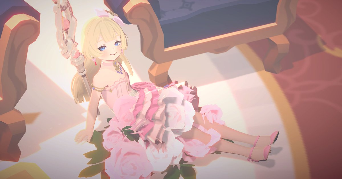 스텔라돔에서 장미치마 만들었어영🏵️