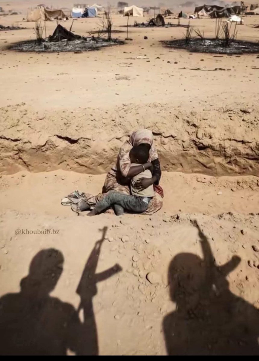 في السودان…
بلاد النيل والذهب والمعادن، يموت من كل خمسة أشخاص طفلٌ واحد في النزاع المسلح القائم 
تُزهق أرواح الصغار جوعًا في أرضٍ كان يُفترض أن تُشبع العالم.
90% من أطفالها لا يعرفون مقاعد الدراسة،
ولا يرون في الصباح سوى الجوع والحروب
-مصدر المعلومات وكيل الأمين العام للأمم